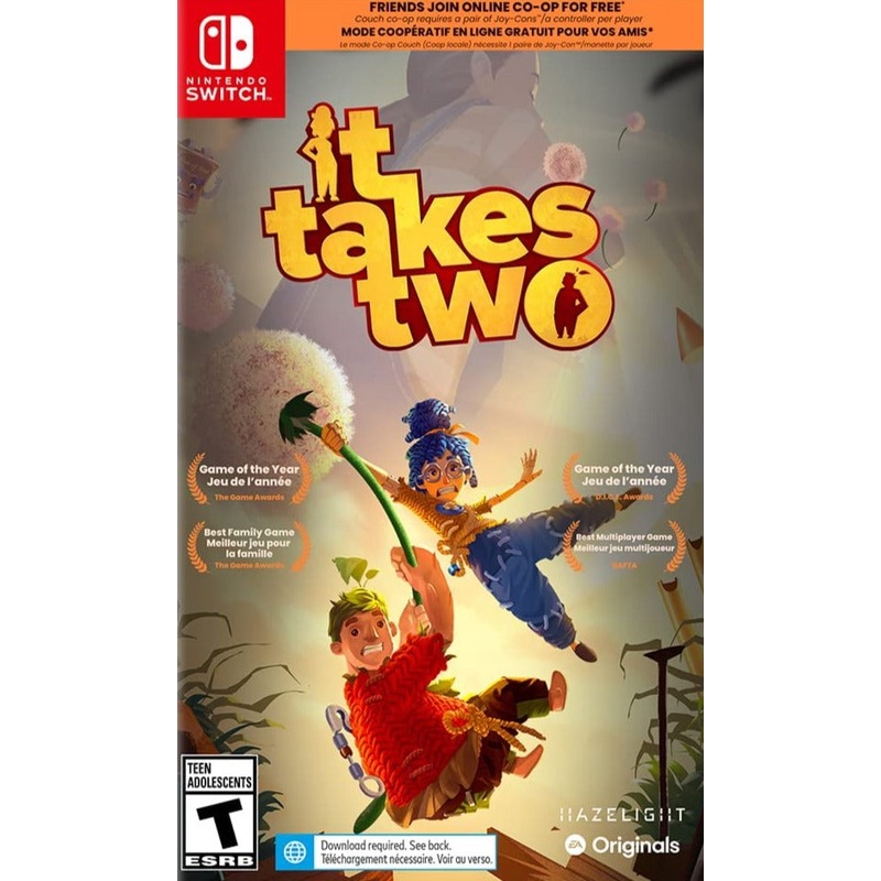 It Takes Two Switch Download Required Used