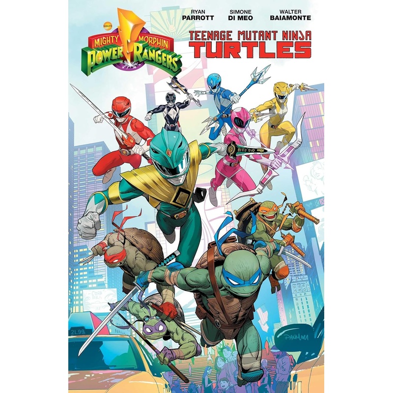 Mighty Morphin Power Rangers/Teenage Mutant Ninja Turtles Trade Paper Back Used