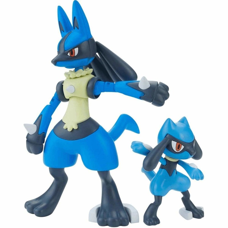 Pokemon Model Kit Riolu & Lucario New