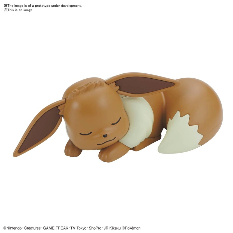 Pokemon Quick Model Kit 07 Sleeping Eevee New
