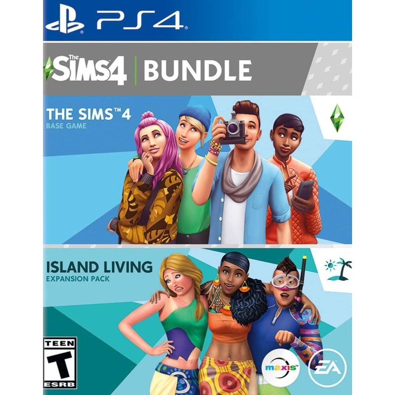 Sims 4 Bundle Island Living PS4 New