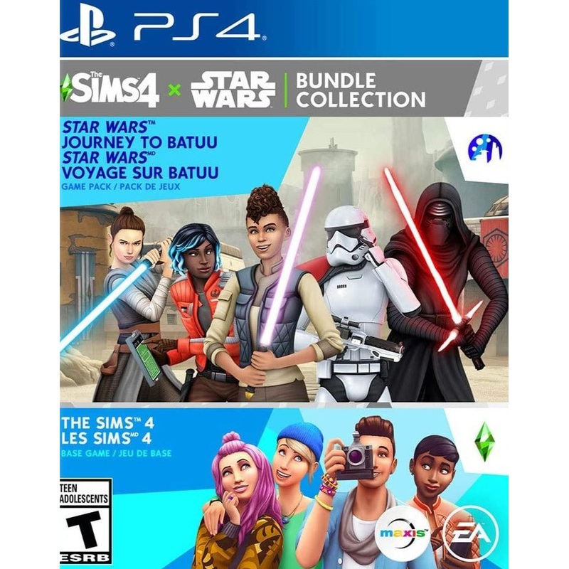 Sims 4 Star Wars Journey To Batuu Bundle PS4 New