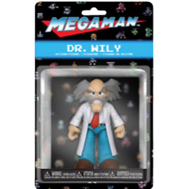 Funko Action Figure Mega Man Dr Wily New (wear to cardboard)
