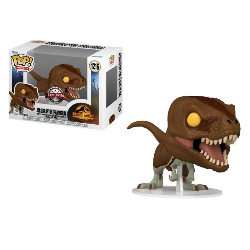 Funko Pop Movies Jurassic World Dominion Atrociraptor (Panthera) Used
