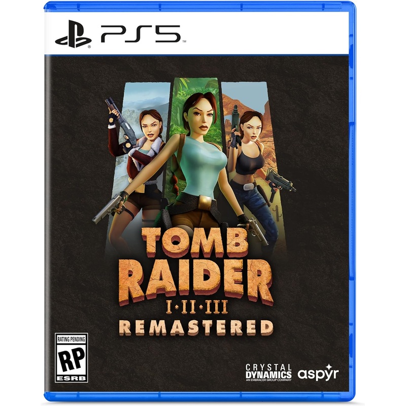 Tomb Raider I-II-III Remastered Starring Lara Croft PS5 New