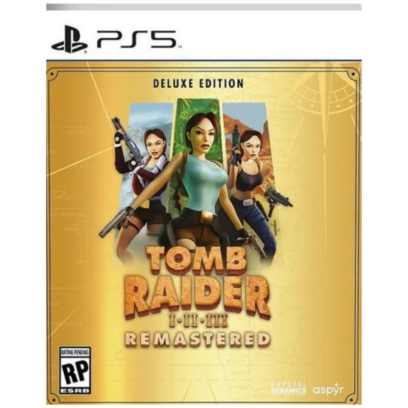 Tomb Raider I-Iii Remastered Starring Lara Croft Deluxe Edition PS5 Used