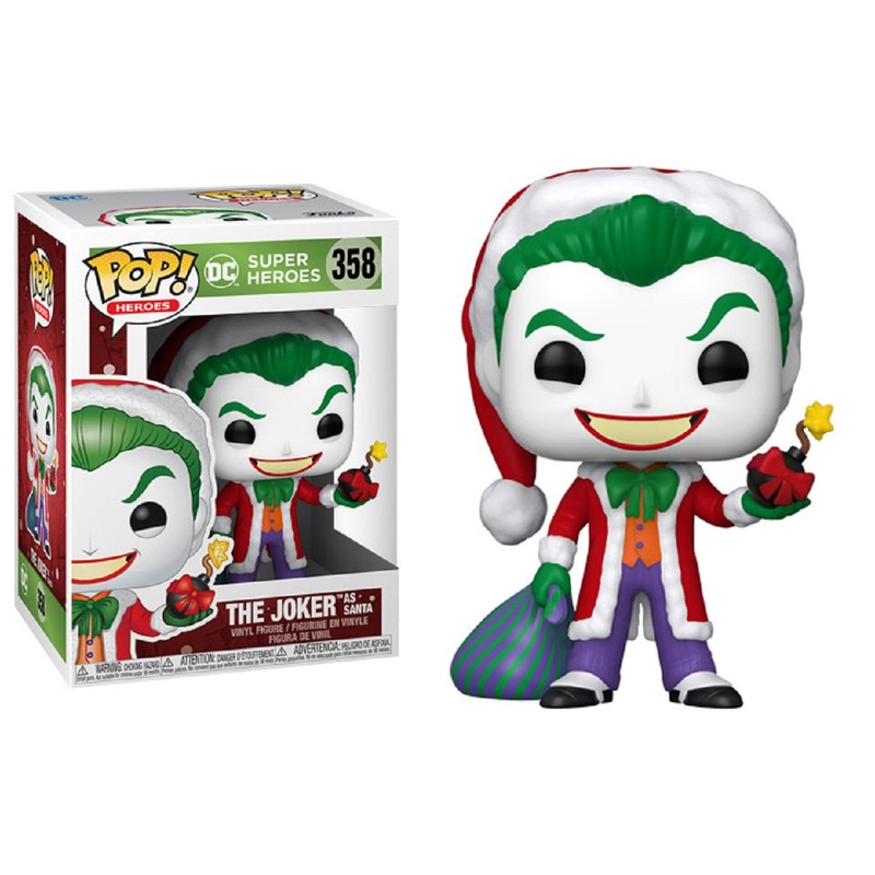 Funko Pop DC Heroes The Joker as Santa New