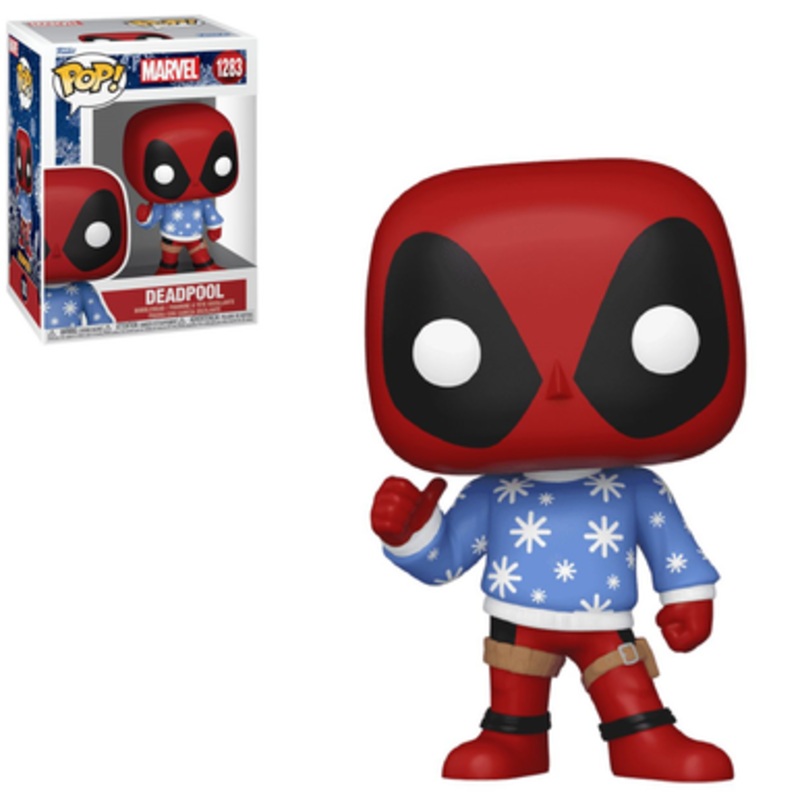 Funko Pop Marvel Deadpool Holiday Sweater New