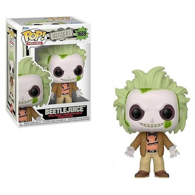 Funko Pop Movies Beetlejuice 2 Beetlejuice in Cardigan New