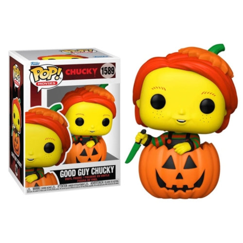 Funko Pop Movies Chucky Good Guy Chuckie In Pumpkin New