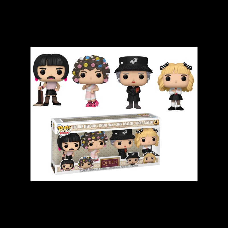 Funko Pop Rocks Queen I Want To Break Free 4PK New