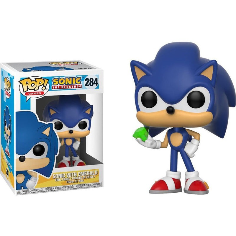 Funko Pop Sonic The Hedgehog Sonic with Emerald New