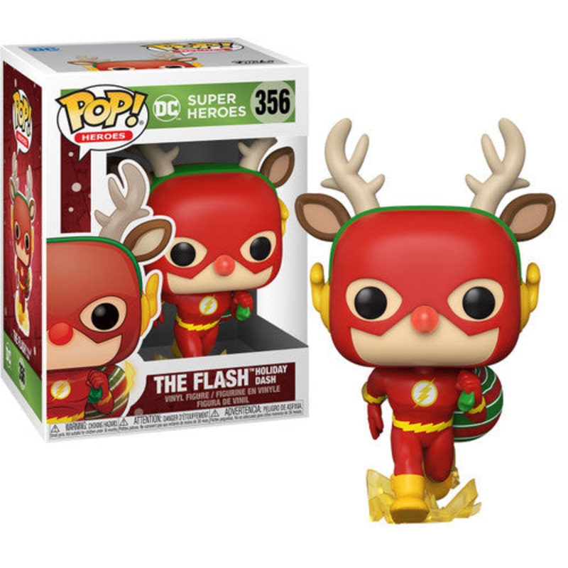 Funko Pop DC Heroes Flash Holiday Dash New