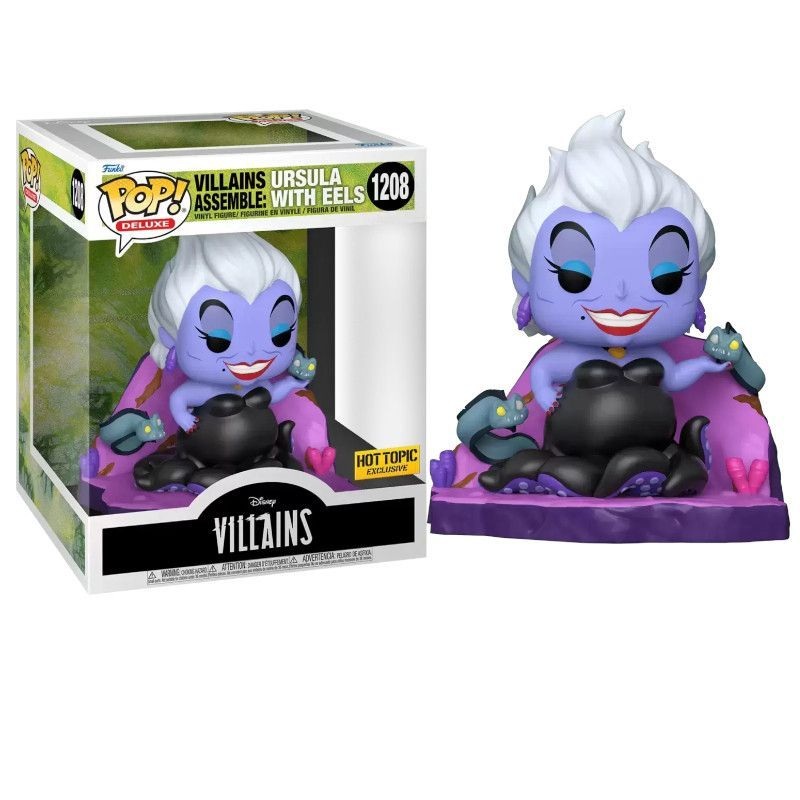 Funko Pop Disney Deluxe Ursula With Eels New