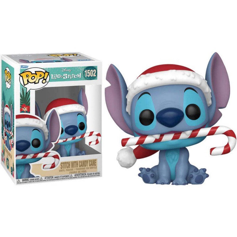 Funko Pop Disney Lilo & Stitch Stich with Candy Cane New
