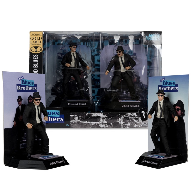 Mcfarlane Gold Label Collection The Blues Brothers Limited Edition Of 4900 Pieces New