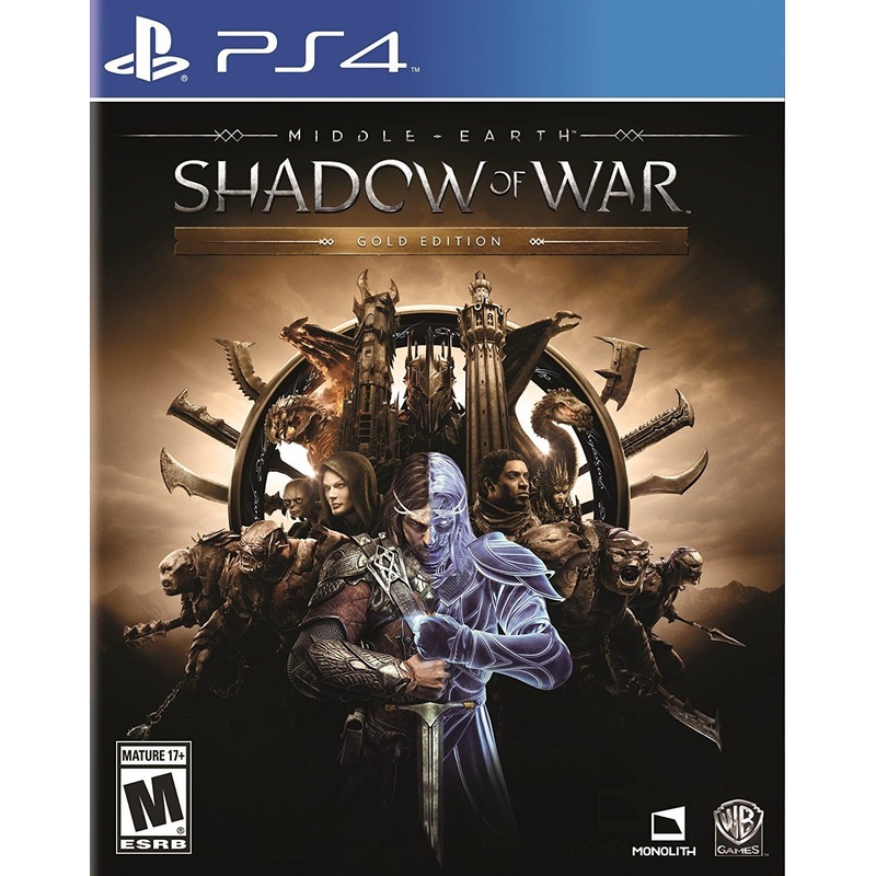 Middle Earth Shadow Of War Steelbook PS4 Used