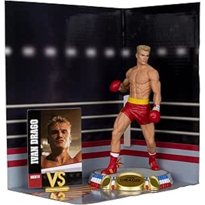 Movie Maniacs 6 Posed Ivan Drago (Rocky IV) Limited Edition Of 6750  Pieces New