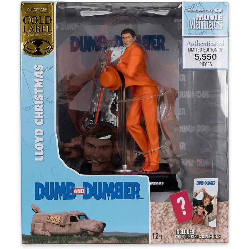 Movie Maniacs 6 Posed Lloyd Christmas Dumb and Dumber Limited Edition Of 5550 Pieces New