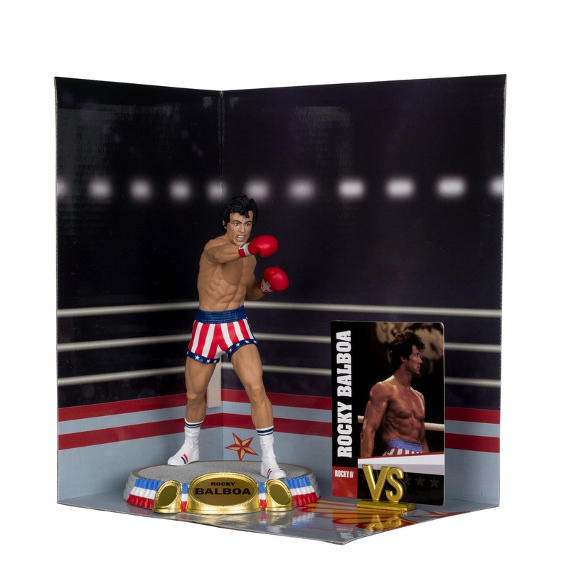 Movie Maniacs 6 Posed Rocky Balboa (Rocky IV) Limited Edition Of 6100  Pieces New