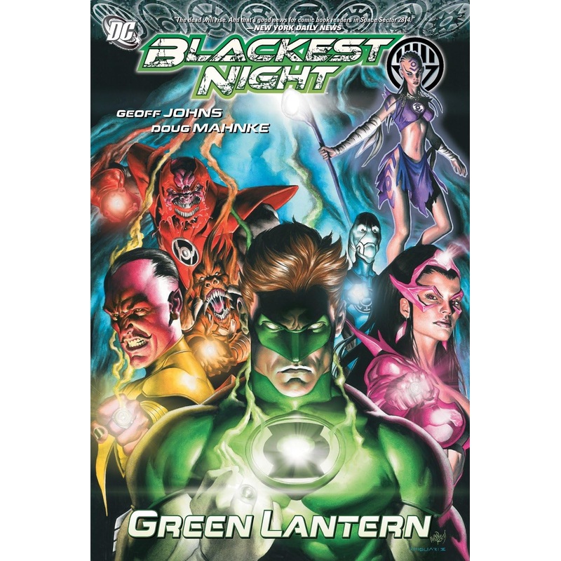 Blackest Night Green Lantern Trade Paper Back Used