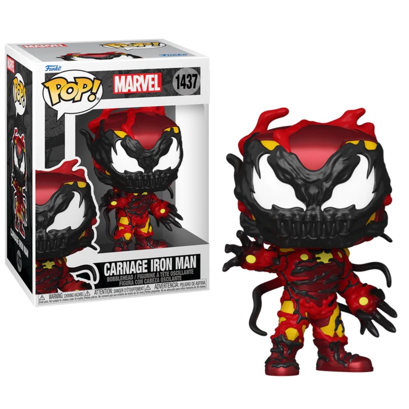 Funko Pop Marvel Carnage Iron Man New