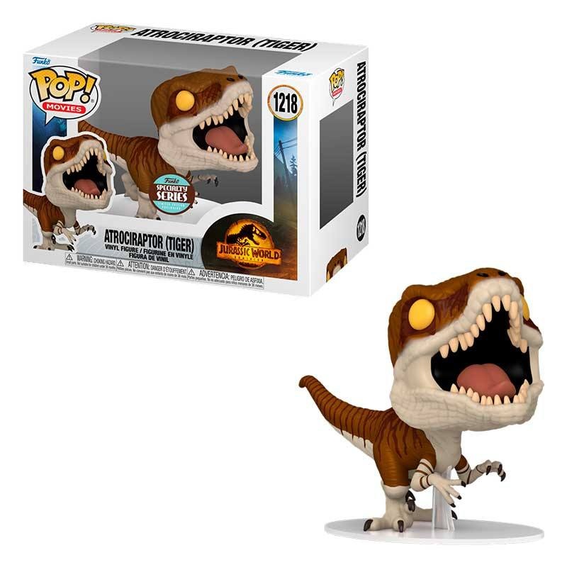 Funko Pop Movies Jurassic World Dominion Atrociraptor (Tiger) New