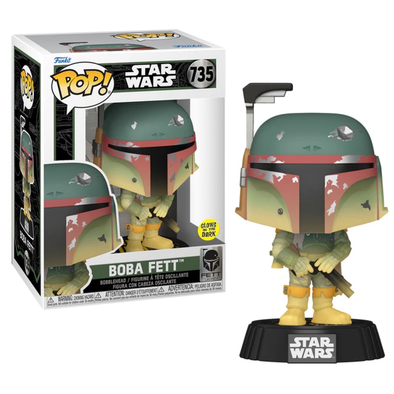 Funko Pop Star Wars Boba Fett Glow in the Dark New