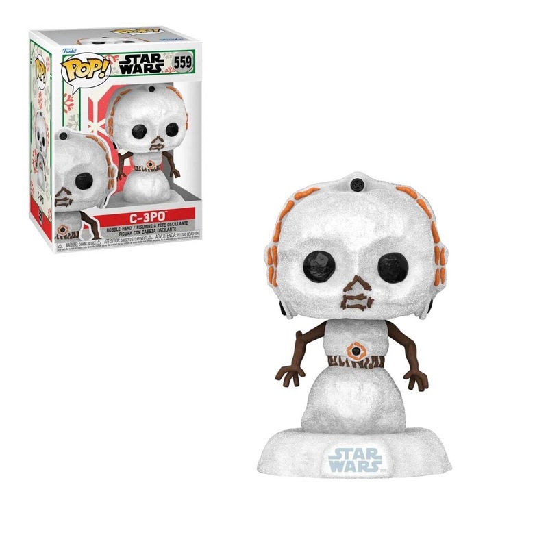 Funko Pop Star Wars Holiday C-3PO Snowman New