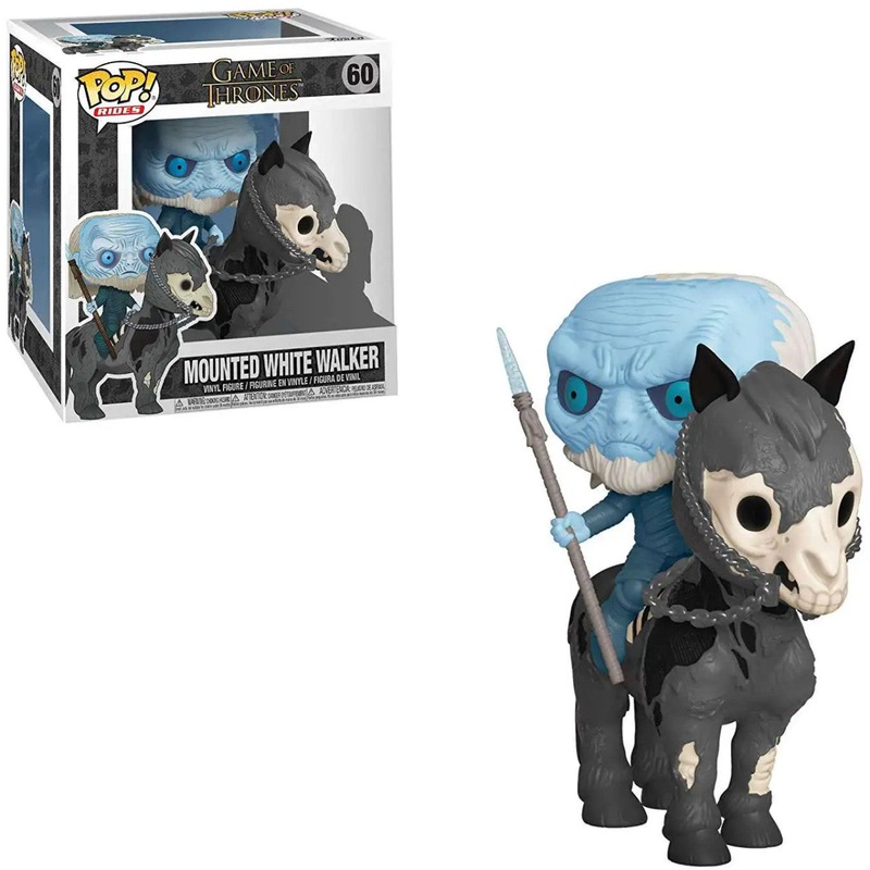 Funko Pop Game Of Thrones Mounted White Walker Used