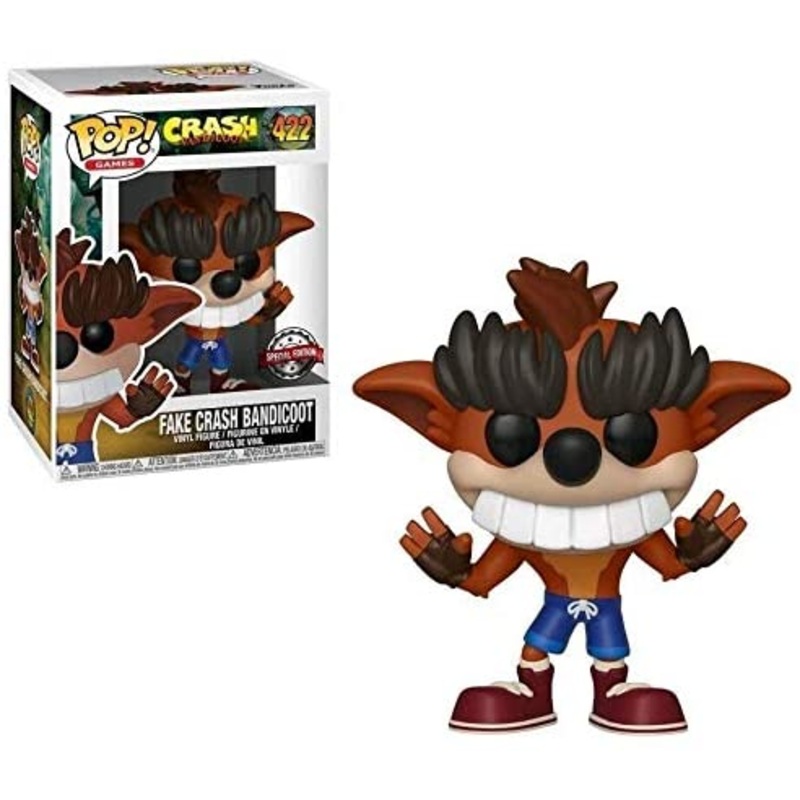 Funko Pop Games Crash Bandicoot Fake Crash Bandicoot New