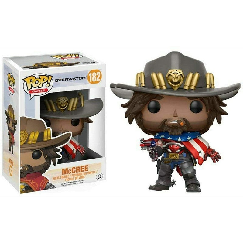 Funko Pop Games Overwatch McCree Slight damage to box New