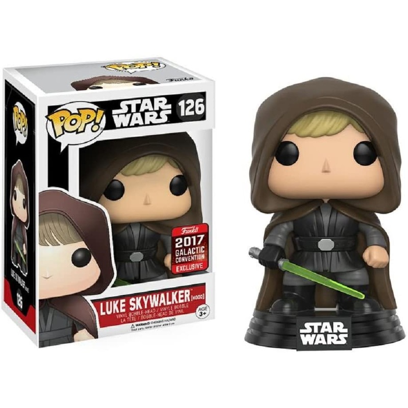 Funko Pop Star Wars Luke Skywalker 2017 Galactic Convention Exclusive Slight damage to boxNew