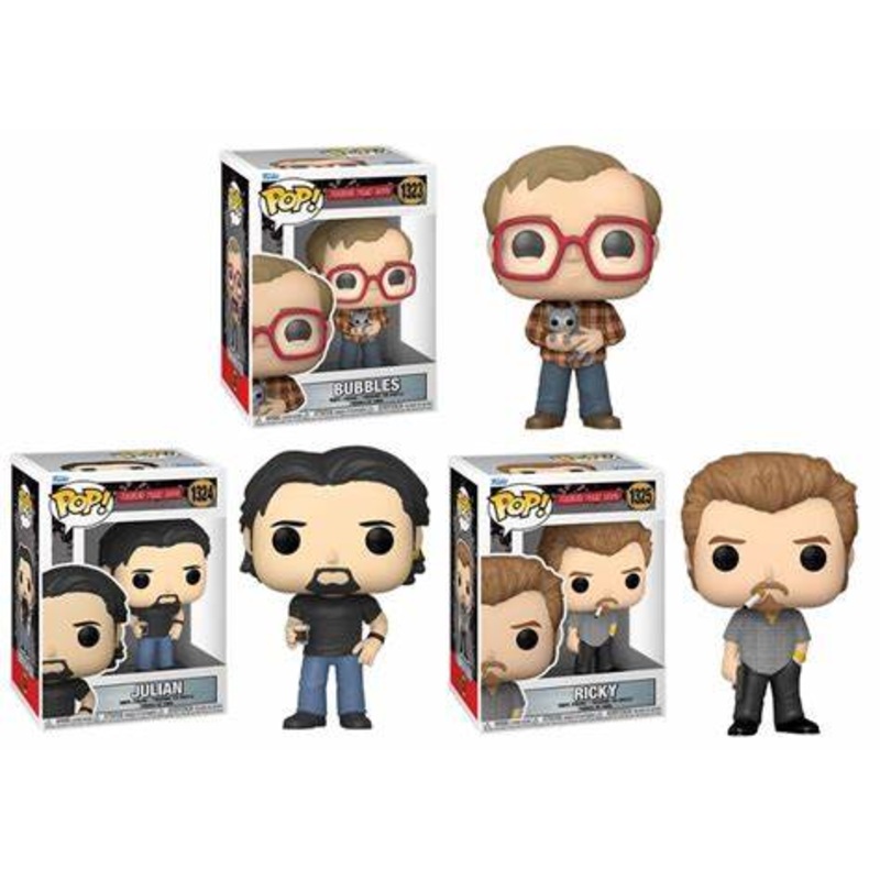 Funko Pop Television Trailer Park Boys Julian/Bubbles/Ricky Set Of 3 New