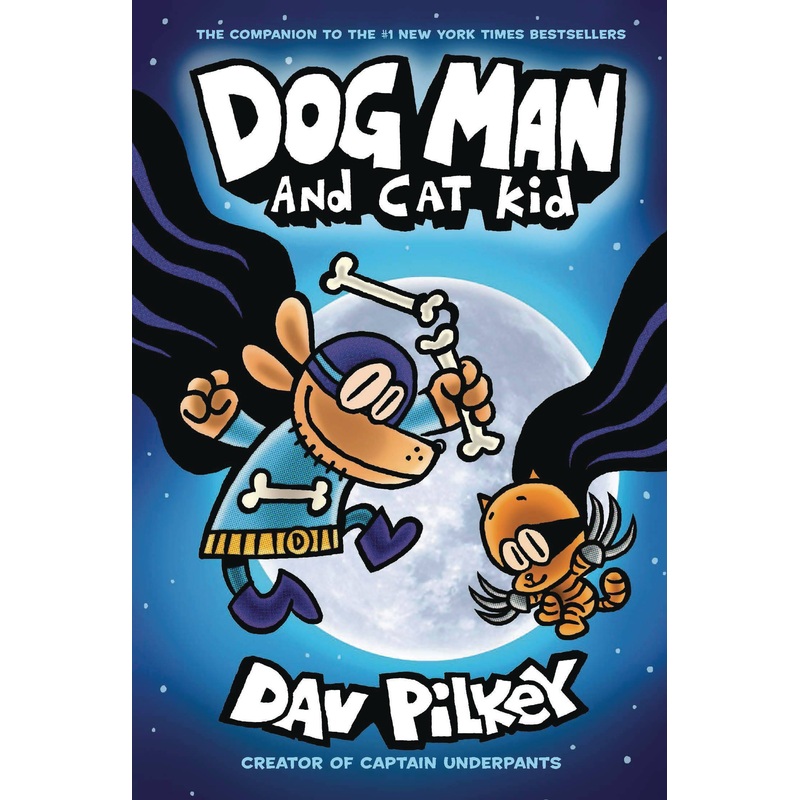 Dog Man Vol 04 Dog Man & Cat Kid Hardcover Graphic Novel New
