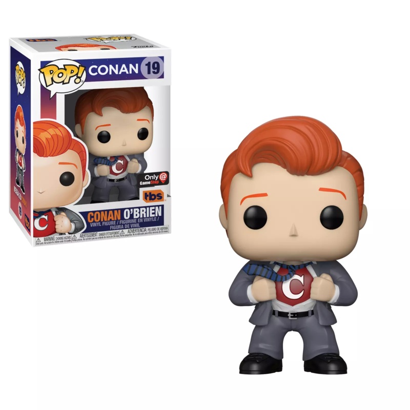 Funko Pop Icons Conan O'Brien Reveling Super Conan EB Exclusive New