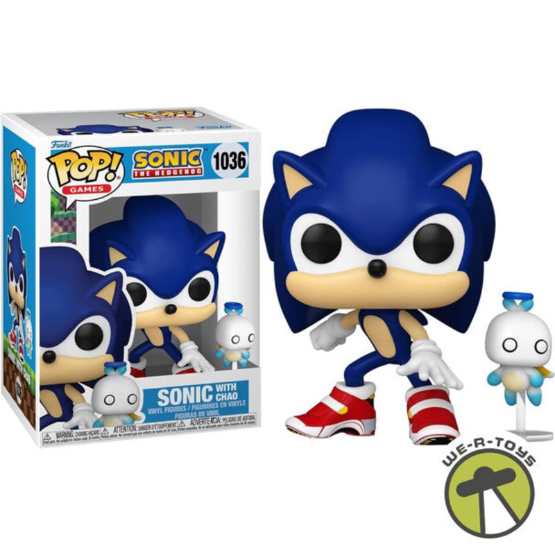 Funko Pop Sonic The Hedgehog Sonic With Hero Chao New