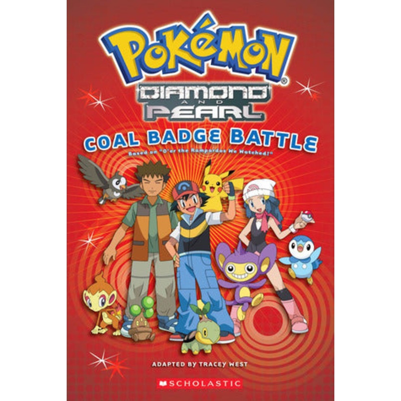 Pokemon Diamond and Pearl Coal Badge Battle Trade Paper Back Used
