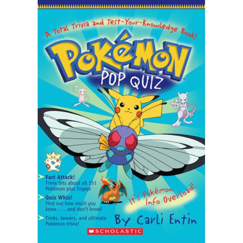 Pokemon Pop Quiz Trade Paper Back Used