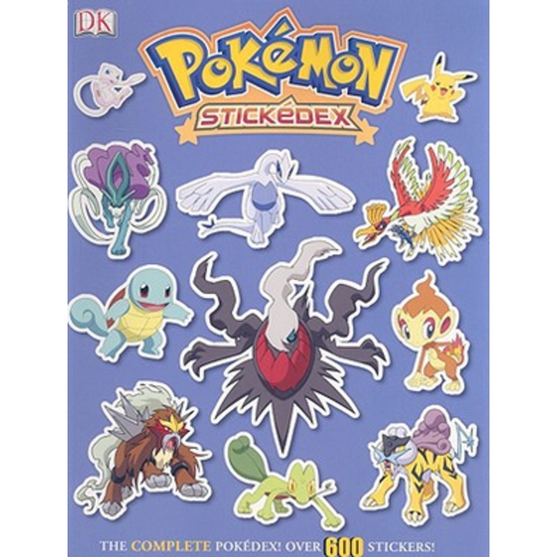 Pokemon Stickedex Trade Paper Back Used