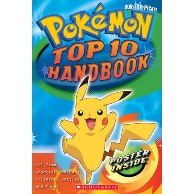 Pokemon Top 10 Handbook Trade Paper Back Used
