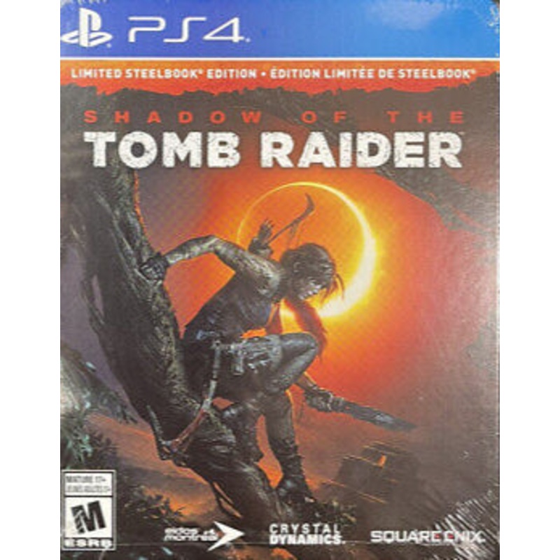 Shadow Of The Tomb Raider Steelbook PS4 New