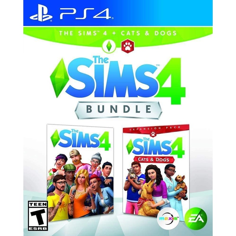 Sims 4 Bundle Cats and Dogs PS4 New