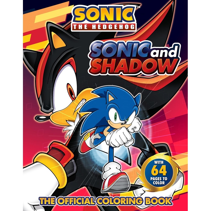 Sonic and Shadow Official Colouring Book Book New