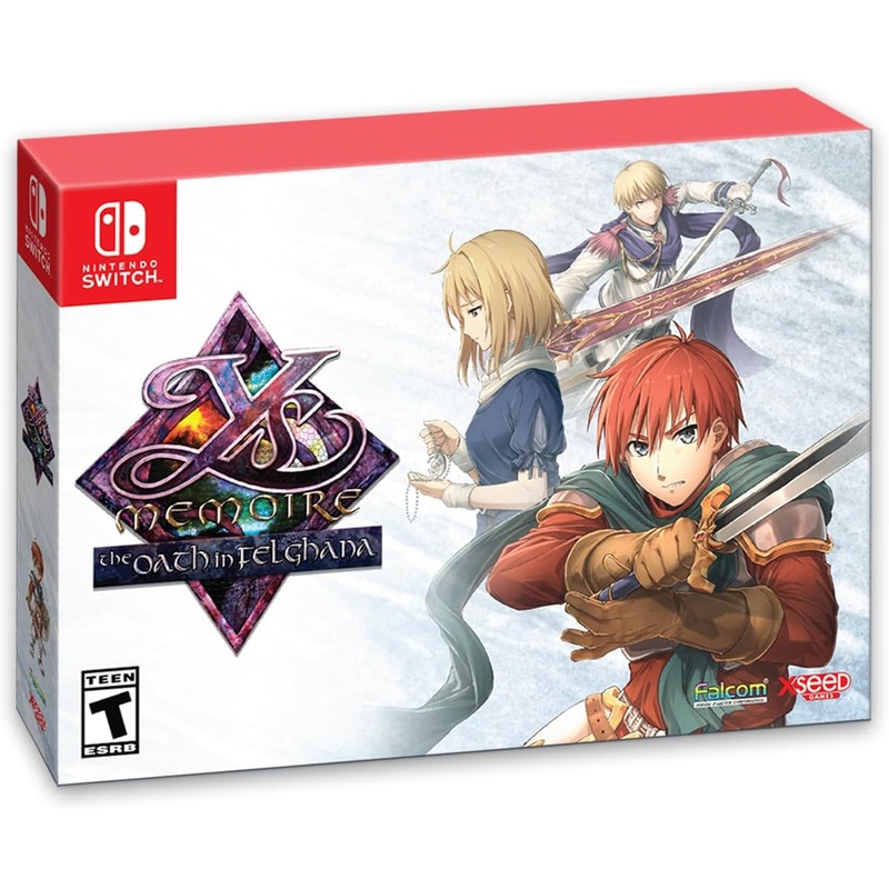 Ys Memoire The Oath In Feighana Day 1 Refined Edition Switch New
