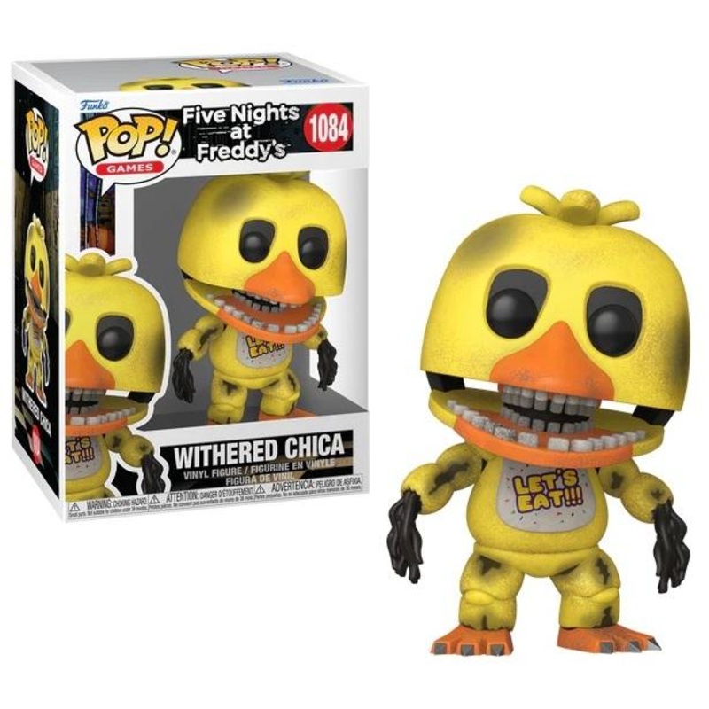 Funko Pop Games Five Nights at Freddys Withered Chica Figure New