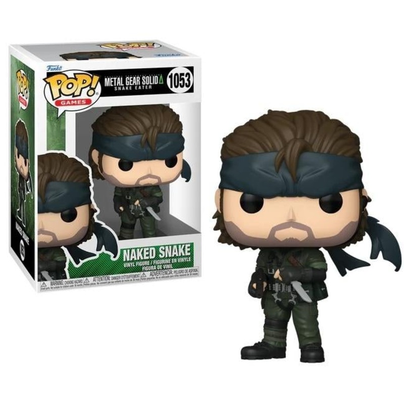 Funko Pop Games Metal Gear Naked Snake Figure New
