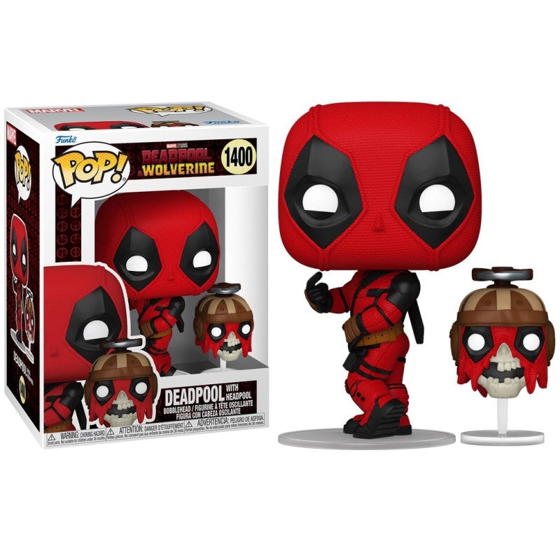 Funko Pop Marvel Deadpool With Headpool New