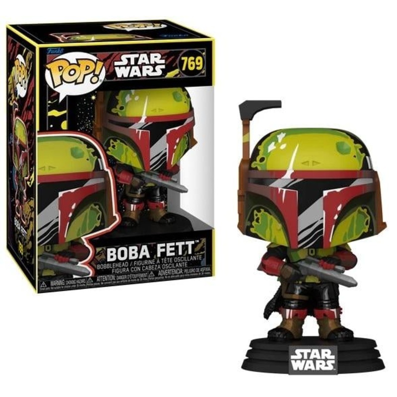 Funko Pop Star Wars Retro Boba Fett Figure New