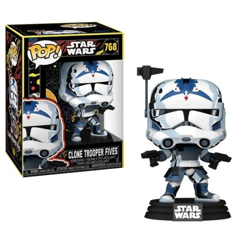 Funko Pop Star Wars Retro Clone Trooper Fives Figure New
